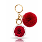 Mini rose éternelle en sphère – Collection Élégance