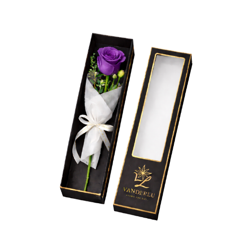 ROSA LARGE VIOLET Rose éternelle Large Violet - Image 1