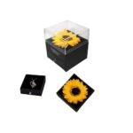 Tournesol éternel en écrin bijou – Collection Soleil