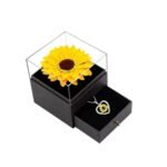 Tournesol éternel en écrin bijou – Collection Soleil - Image 3